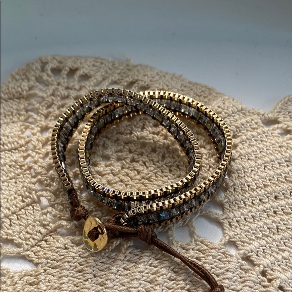 Park Lane Mantra Bracelet Gray and Dark Blue - Picture 4 of 7